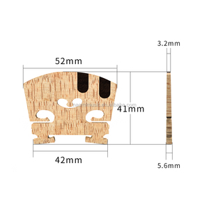 Ponte per Violino in Acero Grado AA 4/4 Stile Francese/Tedesco/Barocco per Sostituzione Violino - Product Image 4