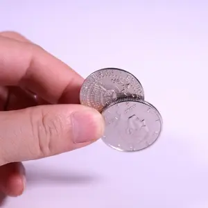 Close Up Magic Magnetische Half Dollar 50 Cent Vlinder Goocheltruc Coin Flipper Coin