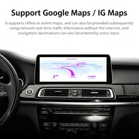 Untuk BMW Seri 7 F01-F04 730/740 2010-2017 Pemutar Multimedia Layar Sentuh Android Built-in dengan Dukungan Kartu SD, Pemasangan di Dashboard