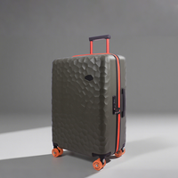 Valise à roulettes PC de luxe à logo personnalisé avec poignée fixe Sac de voyage cabine écologique en polyester léger