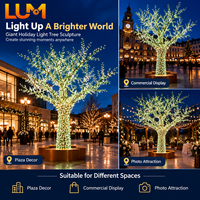 Guirlande LED Pixel, arbre artificiel lumineux 450 cm, pixels adressables pleine couleur, arbre porte-bonheur avec contrôle DMX512