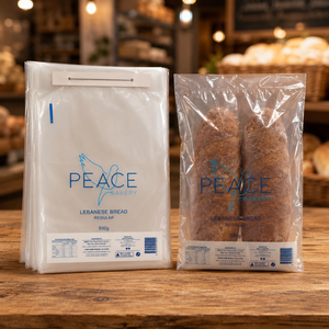 Sacs à pain en LDPE transparents personnalisés OEM avec fermeture à clip, emballage alimentaire à chargement rapide, sacs en plastique pour supermarchés et boulangeries - Product Image 1