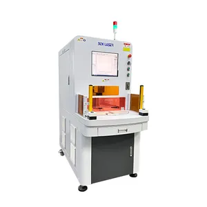 Automatische Multi-Station Lasermarkeermachine Met Draaitafel Voor Nummertekst Datum Qr Code Barcodeteken