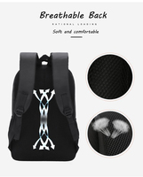Sac à dos de voyage unisexe OMASKA en nylon imperméable pour ordinateur portable 17 pouces, idéal pour l'école et la vente en gros