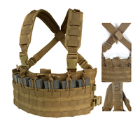 Kustom Rompi Taktis Dada Rig Militer Luar Ruangan Kegiatan Militer Tempur Keamanan Dada Rig Rompi Taktis untuk MR