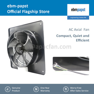 Ventilador Axial de Refrigeración para Gabinete Eléctrico con Rodamiento de Bolas, 300 mm, OEM, para W4D300-DT04-09, 230 VCA, 65 W, 0.28/0.16 A, 1350 RPM, 1805 m³/h - Product Image 2