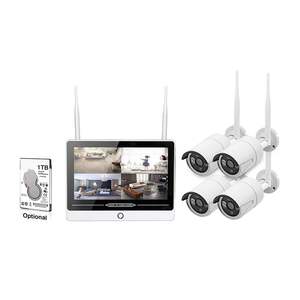 Tuya Smart 4ch 2MP 3MP pantalla de seguridad compatible con 12,5 pulgadas LCD <span class=keywords><strong>Monir</strong></span> 1080P WiFi NVR kit Cámara IP inalámbrica cámara CCTV de seguridad - Product Image 2