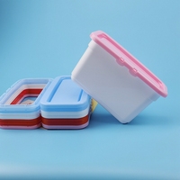 Capsules de lessive en plastique, 100 pièces, conteneur, boîte à poudre de blanchisserie