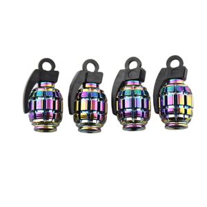 De aleación de aluminio de la válvula del neumático de la rueda del coche tapas polvo cubre con <span class=keywords><strong>Granada</strong></span> tipo - Product Image 2