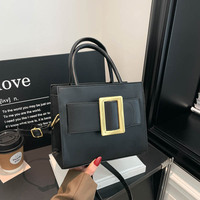 Sac bandoulière carré rétro décontracté pour femme, version coréenne tendance 2026, simple et élégant
