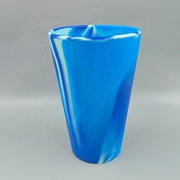 Tasse en silicone incassable réutilisable durable incassable 16 onces tasse en verre de pinte de silicone tasse à boire de bière avec couvercles et pailles