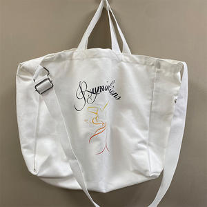 Custom Size Pattern Cotton <b>Canvas</b> <b>Bags</b> Handle Shoulder <b>Bag</b> Carryall <b>Large</b> <b>Canvas</b> Tote <b>Bags</b> With Printed Logo for Shopping Travel - Product Image 5