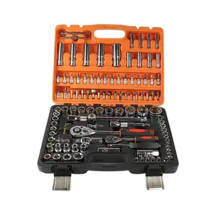 CROWNRICH Socket Wrench Set 1/2'' Drive Box Spanner tool set maintenance tools