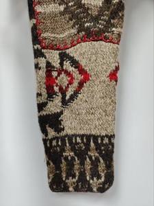 Cárdigan de Cuello Redondo Tejido a Mano, Lujosamente Suave, Ecológico, Informal, con Diseño Intrincado de Trenzas, Transpirable, Cómodo y Antiencogimiento - Product Image 6