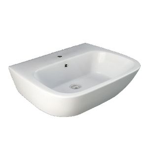 Lavabo Individual de 60 cm de Largo, Montado en la Pared - Product Image 1