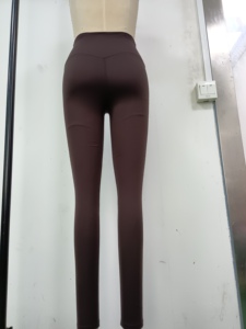 Logo 2025 personalizzato morbido e burroso alto Wais allineare Leggings da Yoga pantaloni attillati da donna per Leggings da corsa atletici - Product Image 3