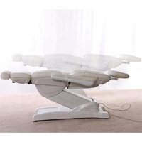Table de massage électrique pour le visage à 4 moteurs BONNIEBEAUTY, certifiée CE, mobilier de salon commercial, cuir PU, pour hôtel, école