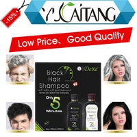 DEXE Shampooing Colorant Noir Naturel pour Cheveux, Sans Ammoniaque, Sans PPD, à l'Huile d'Olive, Vente Chaude Alibaba, Usine d'Origine, Marque Privée, OEM