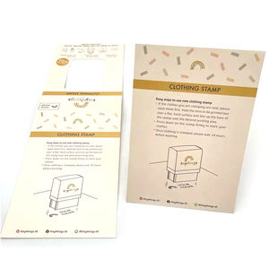 FSCカスタム印刷カラーブリスタートレイプラスチッククラムシェルエッジフォールドスライディングパッケージパッキングインサートPVCパックボックスブリスターカード - Product Image 2