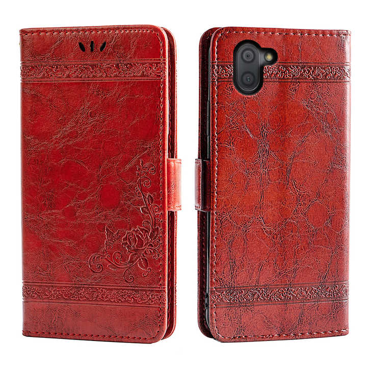 Classic Leather Phone Case for Sharp AQUOS Wish R3 R2 R1
