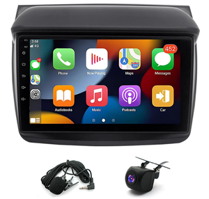 Radio estéreo para coche 4G + 64GB 4core para <span class=keywords><strong>Mitsubishi</strong></span> Triton ML MN 2006-2015 Radio para coche <span class=keywords><strong>Sat</strong></span> Navi GPS BT Android Auto receptor estéreo para coche - Product Image 1