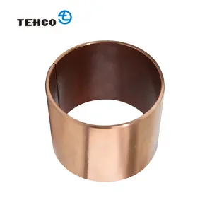 Tehco Professional Factory Produce Oilless Self Lubricating Bronze Base PTFE Composite Sleeve Bushing