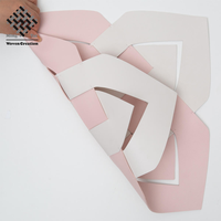 Vente en gros de sets de table en PVC tissé imitation cuir, résistants à la chaleur, faciles à nettoyer, pour la cuisine
