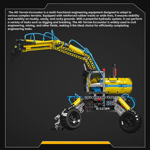 Mal King 17060 1392Pcs <span class=keywords><strong>Engineering</strong></span> Serie All-Terrain Graafmachine Truck Auto Bakstenen Model Technisch Educatief Speelgoed Festival Cadeau - Product Image 3