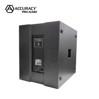 Accuracy Pro Audio WQ15D1 Altavoz Activo de Madera de 700W, Subwoofer de 15 Pulgadas, Caja Amplificadora, Subwoofers Activos de 15 Pulgadas