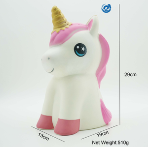Jumbo Kawaii Mignon Licorne Cartoon Squishy Unisexe Jouet à Presser à Remontée Lente Anti-Stress - Product Image 3