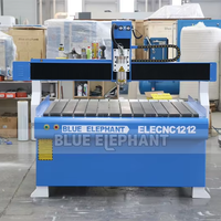 Éléphant bleu CNC 3 axes bois routeur 6090 1212 bureau passe-temps CNC routeur sculpture sur bois machines pour acrylique/aluminium/contreplaqué