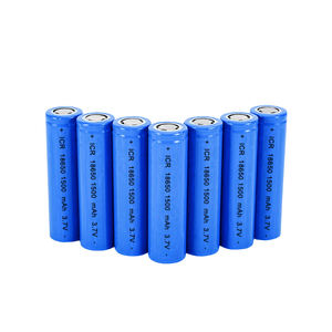 Yüksek kapasiteli 18650 ICR 3.7V 1500Mah fosfat hücreleri silindirik lityum iyon şarj edilebilir piller doğrudan satış tedarikçiden - Product Image 1