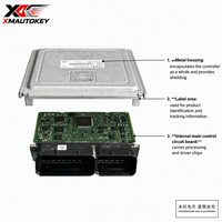 Unité de commande moteur (ECU) d'origine usagée 4F2910552B pour Audi A6 C6, module informatique moteur Continental, pièces de rechange automobiles