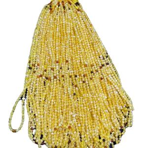 Alivio DE LA ANSIEDAD musulmana personalizado exclusivo de alta calidad 33/99 Uds 6-8mm collar de Rosario de ámbar de piel de tigre amarillo Natural - Product Image 3