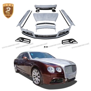 Msy phong cách CF + FRP xe phía trước phía sau Bumper động cơ mui xe ống xả lời khuyên cơ thể Kit cho Bentley bay spur 2017-19 BodyKit - Product Image 1