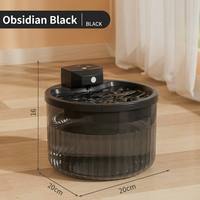 Fontaine à eau intelligente sans fil et étanche pour chat, capacité 2L, avec capteur de mouvement, distributeur d'eau filtrée et circulante automatique pour animaux de compagnie