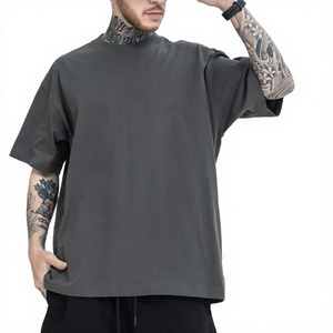 T-shirt en polyester 100 % tricoté, 250 g/m², col rond, coupe oversize personnalisée, brodé, écologique, respirant, séchage rapide - Product Image 3