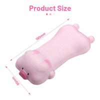 Tapis de souris de jeu personnalisé en forme de petit cochon de dessin animé, tapis de bureau antidérapant, tapis de jeu, tapis de bureau mignon, tapis de souris en mousse à mémoire de forme pour le bureau