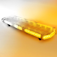 Barre lumineuse de signalisation LED ambre 47 pouces 120 cm 88 LED 8000 lumens 12V/24V pour voiture, camion, remorque, utilisation en cas d'urgence