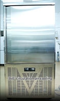 Temperatura ultra baja comercial-40C Máquina de congelador instantáneo Refrigeración por aire Enfriador congelado de chorro de aire de choque rápido