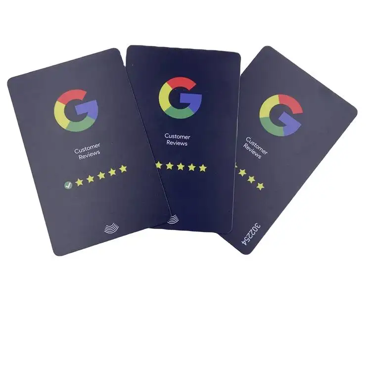 Lập trình Google đánh giá thẻ NFC tấm Google đánh giá