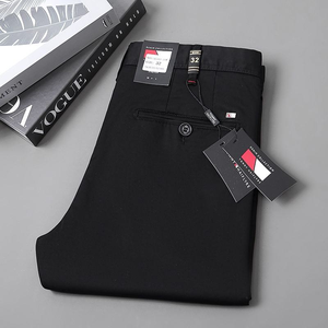 <span class=keywords><strong>Pantalon</strong></span> <span class=keywords><strong>chino</strong></span> <span class=keywords><strong>slim</strong></span> fit extensible pour <span class=keywords><strong>homme</strong></span>, couleur unie, décontracté, droit, pour le bureau, usage quotidien, respirant, 100% coton, nouveauté 2025 - Product Image 6