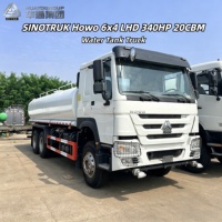 Camion-citerne à eau SINOTRUK HOWO 6x4 LHD 340 CV 20 m³ Camion-citerne à eau avec arroseur