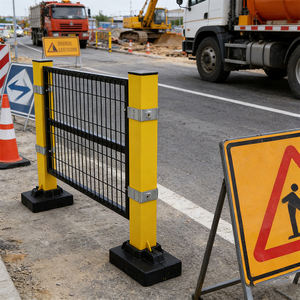 Pannelli per Recinzione di Sicurezza Robusti in Rete Metallica Saldata a V Curva 3D di Alta Qualità per Costruzioni, Giardini e Vialetti - Product Image 1