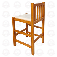 Silla de Comedor de Madera Personalizada, Silla Tapizada en Tela, Muebles para Hoteles y Restaurantes OEM