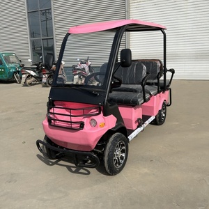 Carrito de Golf Eléctrico de 4 Ruedas y 6 Plazas con Neumáticos Anchos, Motor de 1800W-3000W, Batería de 72V-48V, Vehículo de Turismo con Neumáticos Anchos, Carro de Club - Product Image 2