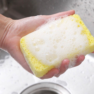 Wood pulp cotton <b>sponge</b>, scouring pad, dishcloth, kitchen cleaning brush, stain remover, bathtub brush, dish <b>sponge</b>, magic - Product Image 3