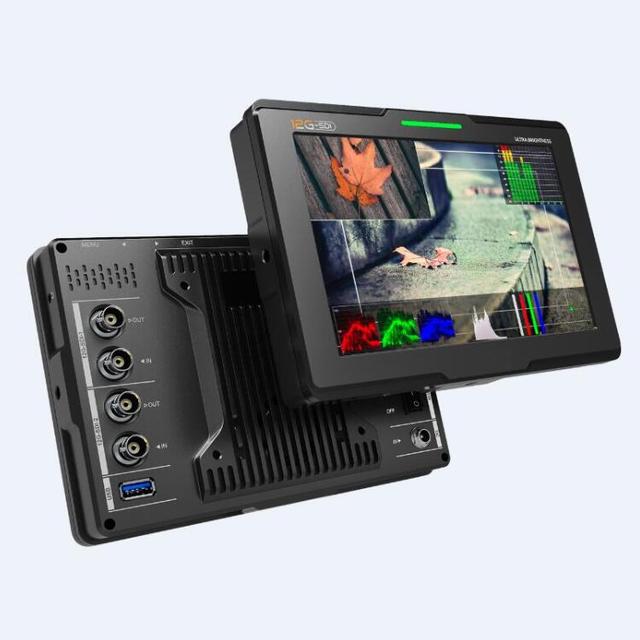 Carry-on 7 Inch Screen 4K HDM-I/12G-SDI Ultra Brightness On-Camera Monitor with HDR 3D-LUT