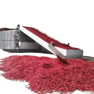 Good Drying Quality Mesh Belt Dryer High Efficiency Goji Berries And Ginseng Dryer