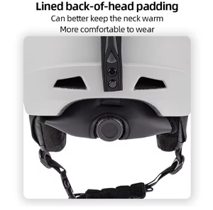 CE EN1077 Estándar Adultos Casco De <span class=keywords><strong>Esqui</strong></span> Mujeres Hombres Casco De Esquí Con Gafas De Nieve Correa De Retención Casco De Snowboard - Product Image 3